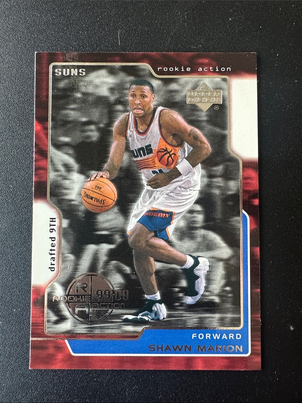 Shawn Marion 1999-00 Upper Deck Rookie Action #324 NM/LP Rookie Basketball Card